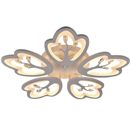 LED prigušiva plafonski luster LED/80W/230V 3000-6500K + daljinski upravljač