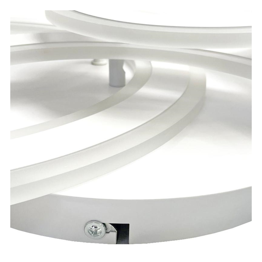 LED prigušiva prislonjena plafonska lampa LED/90W/230V 3000-6500K + daljinski upravljač