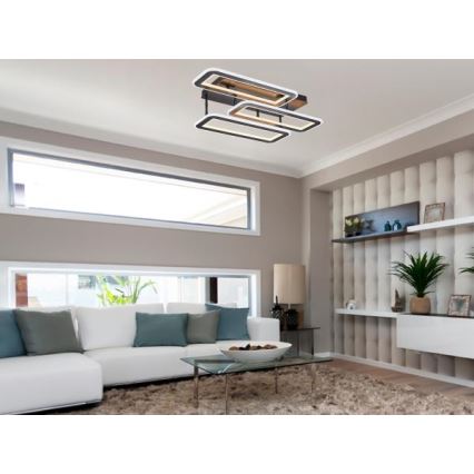 LED prigušiva plafonska svetiljka LED/90W/230V 3000-6500K + daljinski upravljač