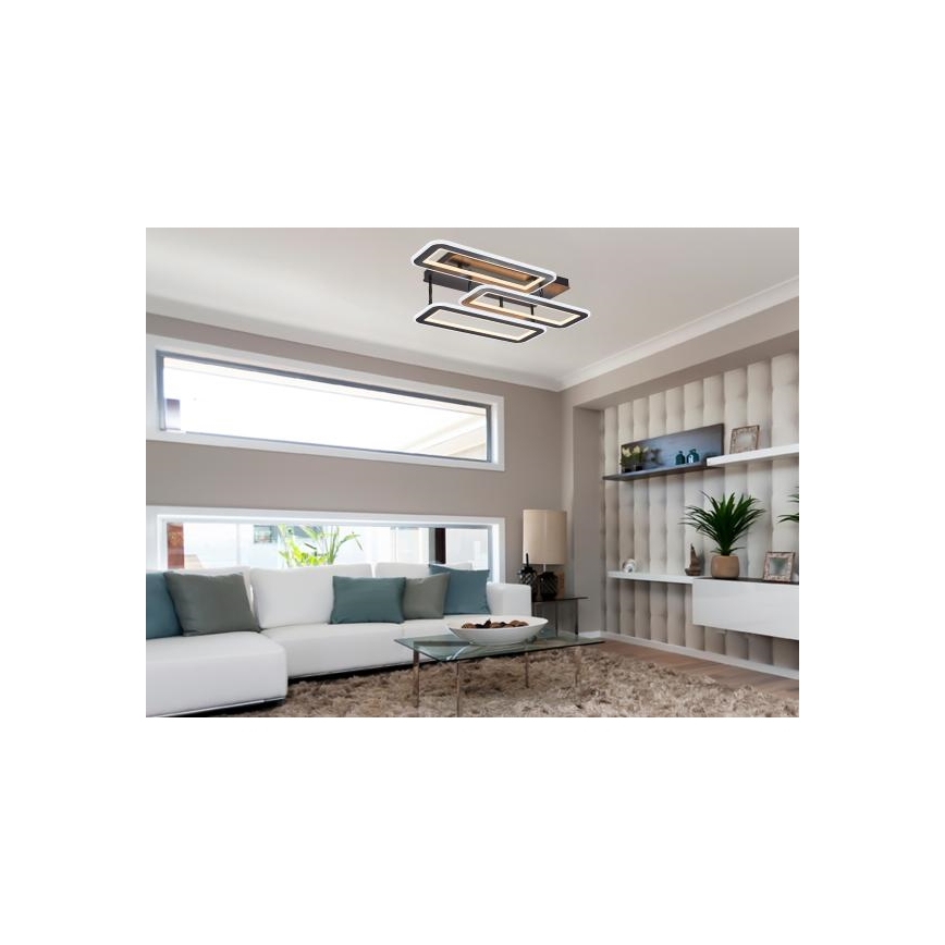 LED prigušiva plafonska svetiljka LED/90W/230V 3000-6500K + daljinski upravljač