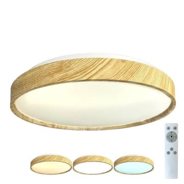 LED prigušiva plafonska svetiljka OPAL LED/36W/230V 3000-6500K prečnika 40 cm + daljinski upravljač