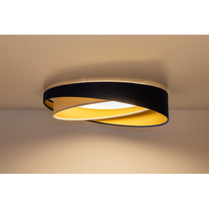 LED prigušiva plafonska svetiljka SMART GALAXY MODERN LED/24W/230V 3000-6500K prečnik 55 cm plava/bela/zlatna + daljinski upravljač