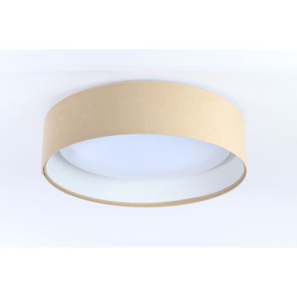 LED prigušiva plafonska lampa SMART GALAXY LED/24W/230V prečnika 44 cm bež/bela 3000-6500K + daljinski upravljač