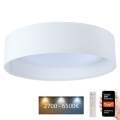 LED prigušiva plafonska svetiljka SMART GALAXY LED/36W/230V pr. 55 cm 2700-6500K Wi-Fi Tuya bela + daljinski upravljač