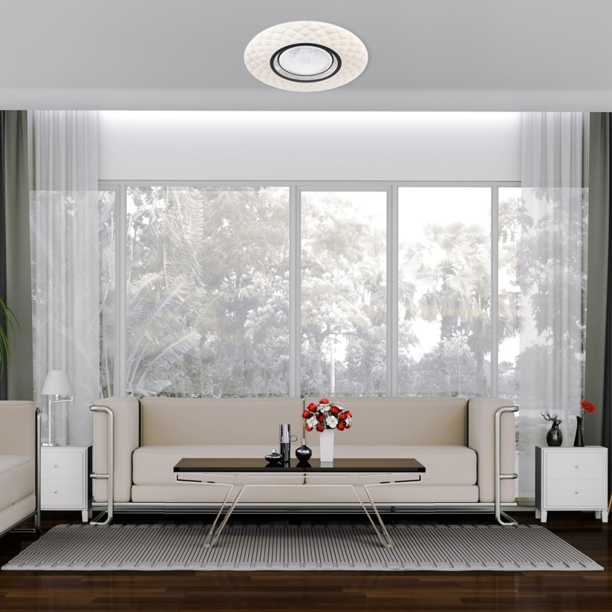 LED prigušiva plafonska lampa TOKYO LED/48W/230V + daljinski upravljač