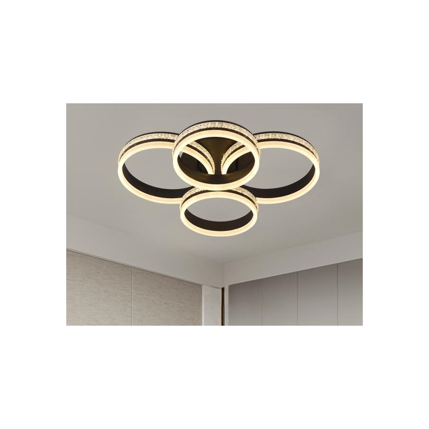 LED prigušiva plafonska svetiljka za površinsku montažu LED/150W/230V 3000-6500K + daljinski upravljač