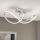 LED prigušiva plafonski luster CIRCUS LED/30W/230V mat hrom