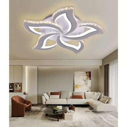 LED prigušiva plafonski luster LED/100W/230V 3000-6500K + daljinski upravljač