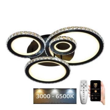 LED prigušiva plafonski luster LED/120W/230V 3000-6500K + daljinsko upravljanje