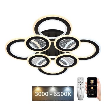 LED prigušiva plafonski luster LED/200W/230V 3000-6500K + daljinski upravljač