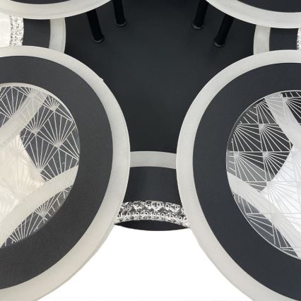 LED prigušiva plafonski luster LED/200W/230V 3000-6500K + daljinski upravljač