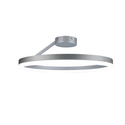 LED prigušiva plafonska svetiljka LED/40W/230V 3000-6500K mat hrom + daljinsko upravljanje