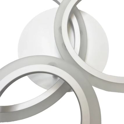 LED prigušiva plafonska svetiljka za površinsku montažu LED/40W/230V 3000-6500K bela + daljinski upravljač