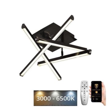 LED prigušiva plafonski luster LED/60W/230V 3000-6500K + daljinski upravljač