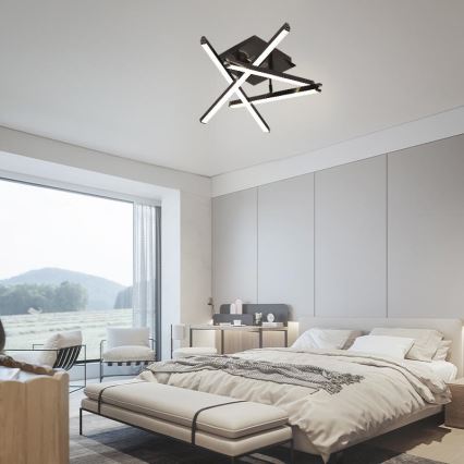 LED prigušiva plafonski luster LED/60W/230V 3000-6500K + daljinski upravljač