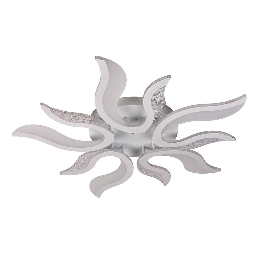 LED prigušiva plafonski luster LED/65W/230V 3000-6500K bela + daljinski upravljač