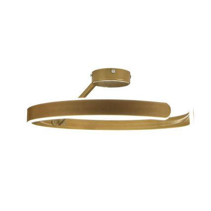 LED prigušiva plafonski luster LED/72W/230V 3000-6500K zlatni + daljinski upravljač