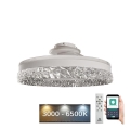 LED prigušiva plafonski luster LED/86W/230V 3000-6500K beo + daljinski upravljač