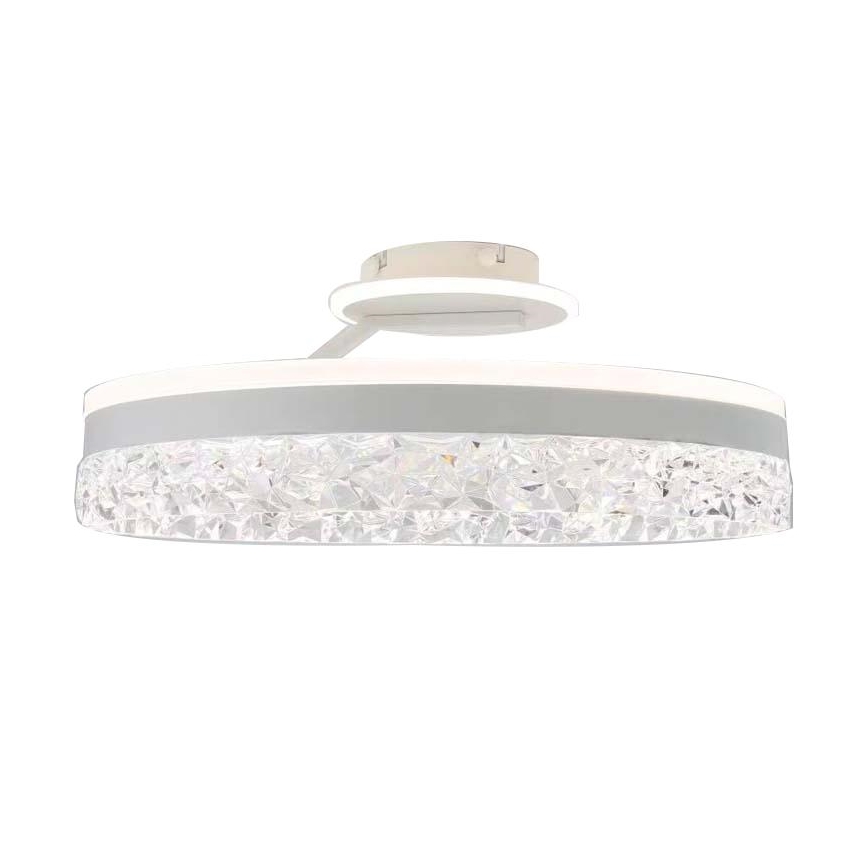 LED prigušiva plafonski luster LED/86W/230V 3000-6500K beo + daljinski upravljač