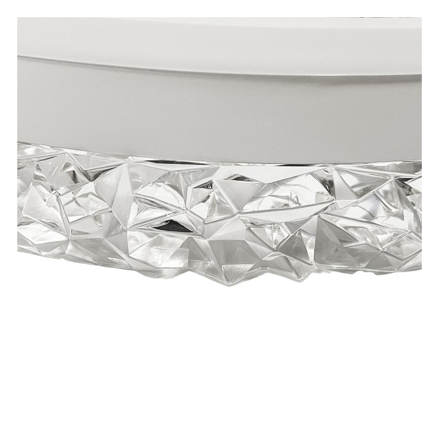 LED prigušiva plafonski luster LED/86W/230V 3000-6500K beo + daljinski upravljač
