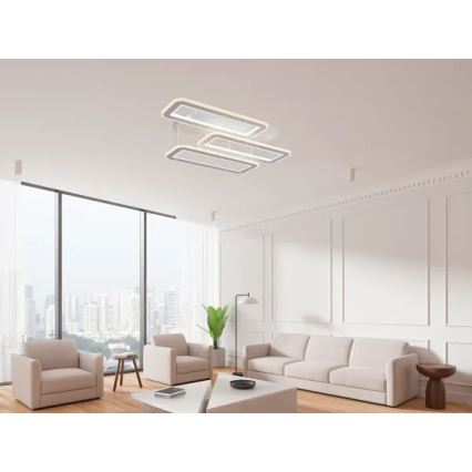 LED prigušiva plafonski luster LED/90W/230V 3000-6500K + daljinski upravljač