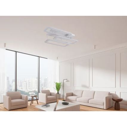 LED prigušiva plafonski luster LED/90W/230V 3000-6500K + daljinski upravljač