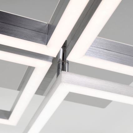 LED prigušiva plafonsko svetlo LED/42W/230V 3000K mat hrom