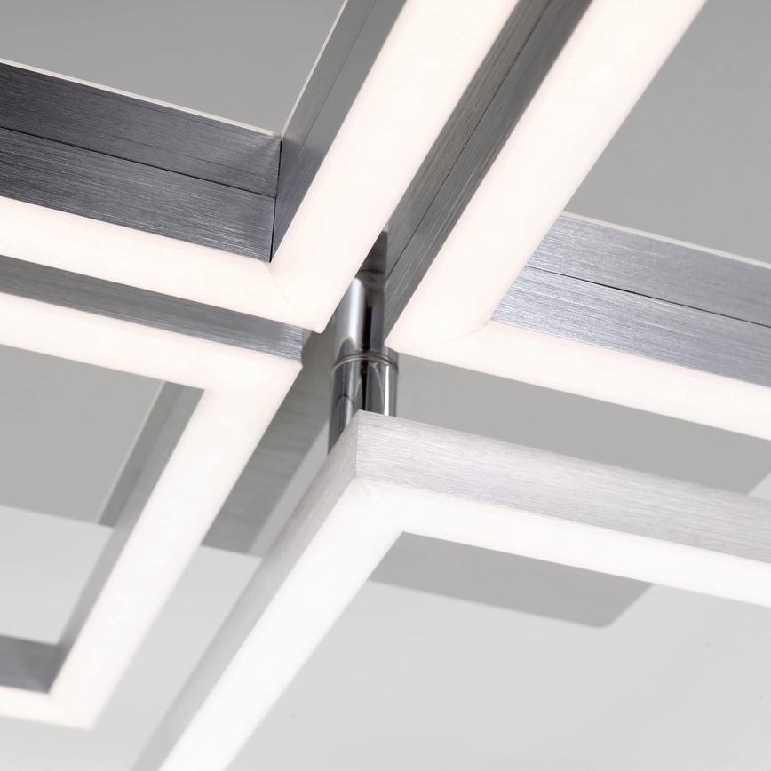 LED prigušiva plafonsko svetlo LED/42W/230V 3000K mat hrom