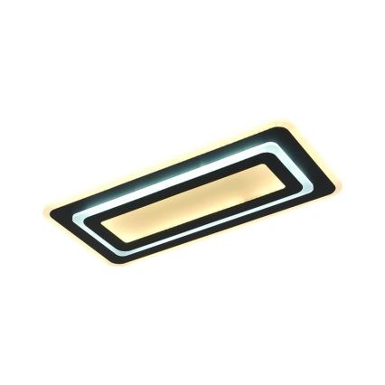 LED prigušiva plafonska lampa LED/85W/230V 3000-6500K crna + daljinski upravljač