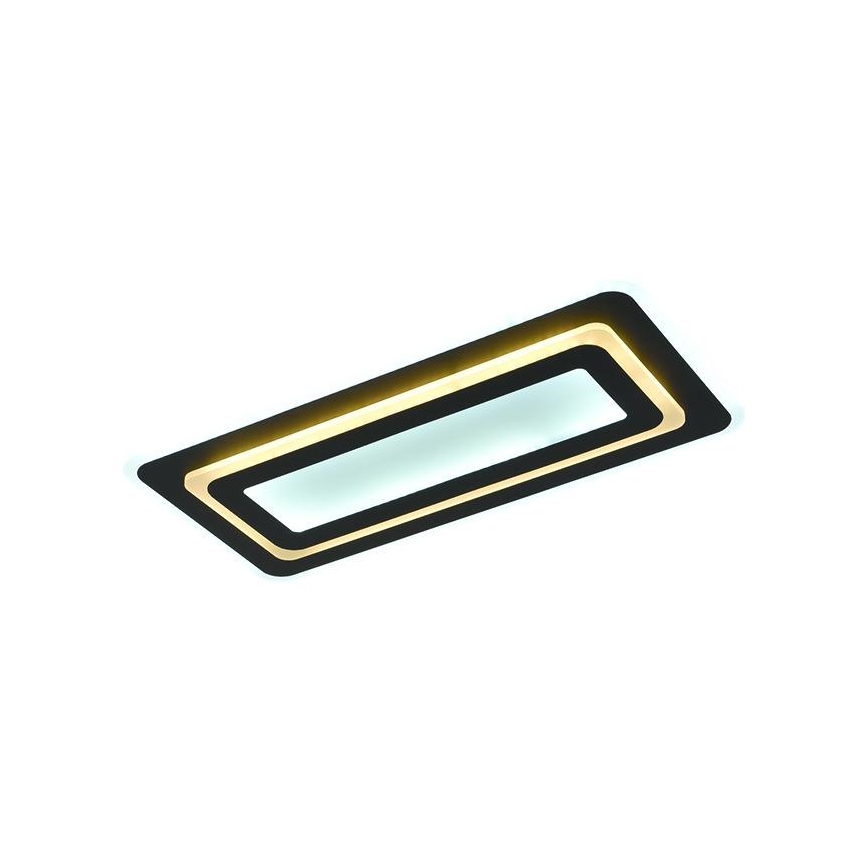 LED prigušiva plafonska lampa LED/85W/230V 3000-6500K crna + daljinski upravljač