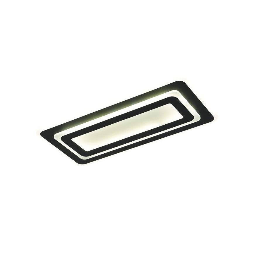 LED prigušiva plafonska lampa LED/85W/230V 3000-6500K crna + daljinski upravljač