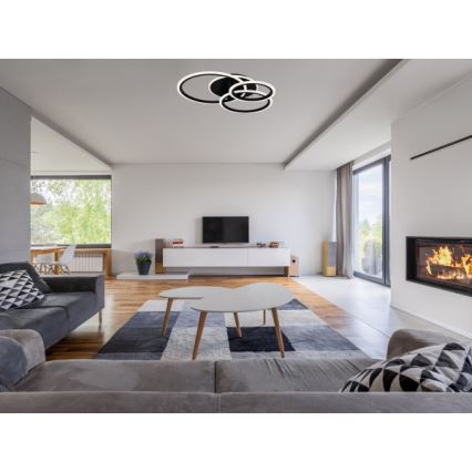 LED prigušiva plafonsko svetlo LED/90W/230V 3000-6500K + daljinski upravljač