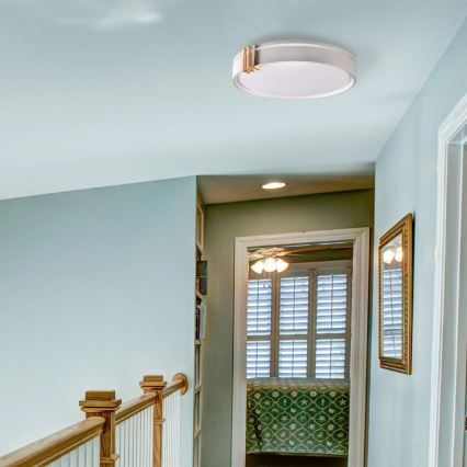 LED prigušiva kupatilska plafonska svetiljka ARLETTA LED/48W/230V prečnik 38 cm 3000-6000K IP44 + daljinski upravljač