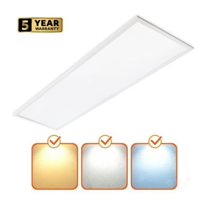 LED prigušiva ugradni panel za spušteni plafon CAPRI LED/25/36/40W/230V 3000/4000/5700K IP44 30x120 cm