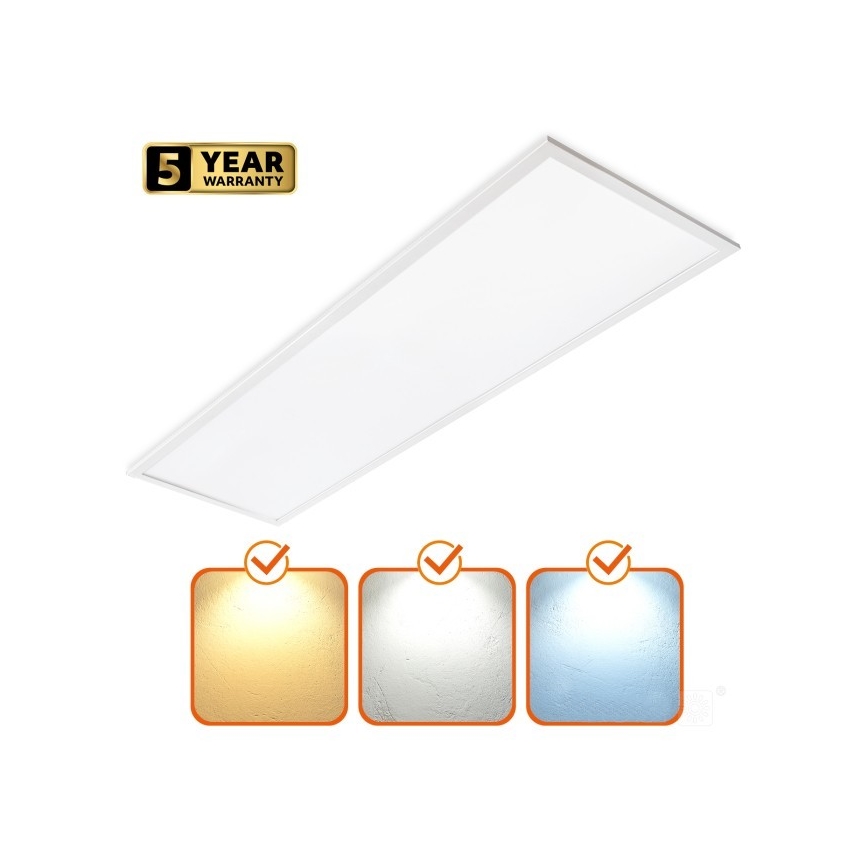 LED prigušiva ugradni panel za spušteni plafon CAPRI LED/25/36/40W/230V 3000/4000/5700K IP44 30x120 cm