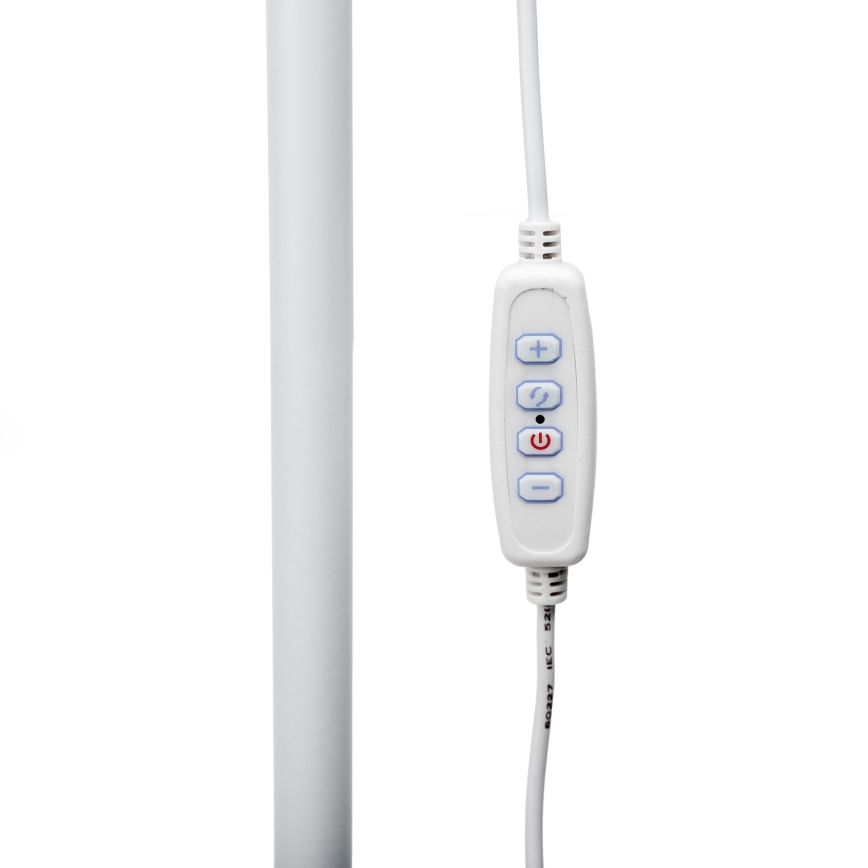 LED prigušiva podna lampa SIGNUS LED/10W/230V 3000/4500/6500K bela