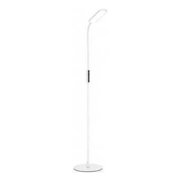 LED prigušiva podna lampa TEILO LED/10W/230V 3000/4000/6500K bela + daljinski upravljač