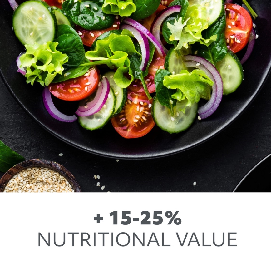 LED prigušiva fleksibilna stojeća lampa za uzgoj biljaka VITARO 4xLED/7,5W/230V crna