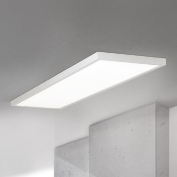 LED prigušiva površinski montiran panel DISC LED/40W/230V 2700/3000/4000K 115x30 cm bela