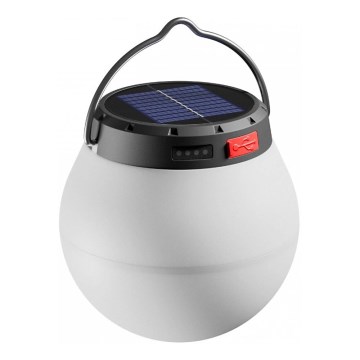 LED prigušiva prenosiva solarna punjiva lampa LUMINA ORB LED/5V 800 mAh