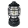 LED prigušiva prenosna kamperska lampa 3xLED/3W/3xAA IPX4 crna