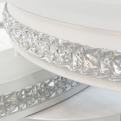 LED prigušiva prislonjen plafonski luster LED/110W/230V 3000-6500K + daljinski upravljač