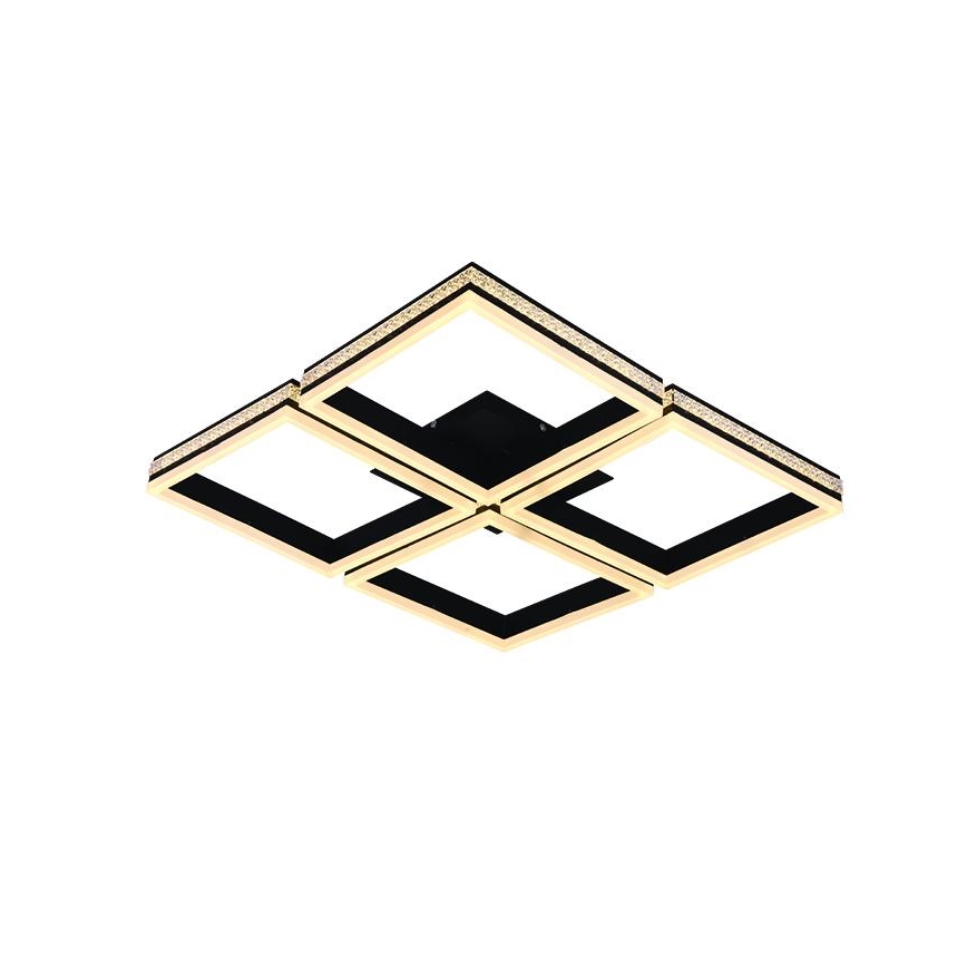 LED prigušiva prislonjen plafonski luster LED/215W/230V 3000-6500K + daljinski upravljač