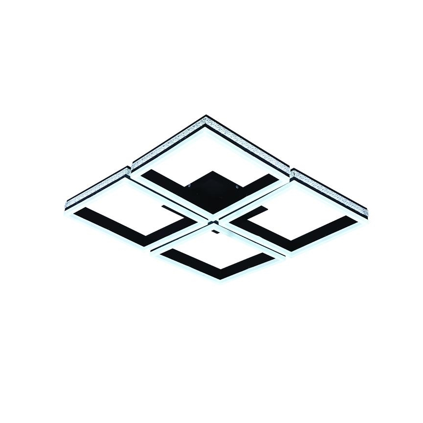 LED prigušiva prislonjen plafonski luster LED/215W/230V 3000-6500K + daljinski upravljač