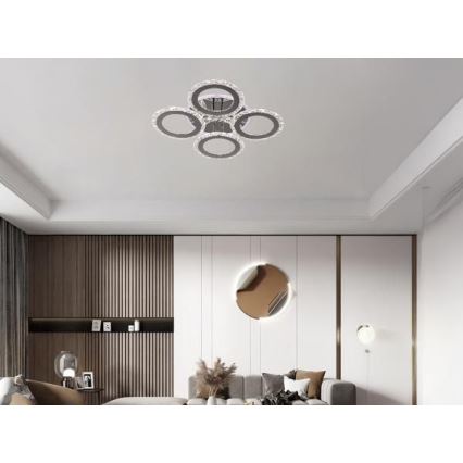 LED prigušiva plafonska lampa LED/55W/230V 3000-6500K + daljinski upravljač