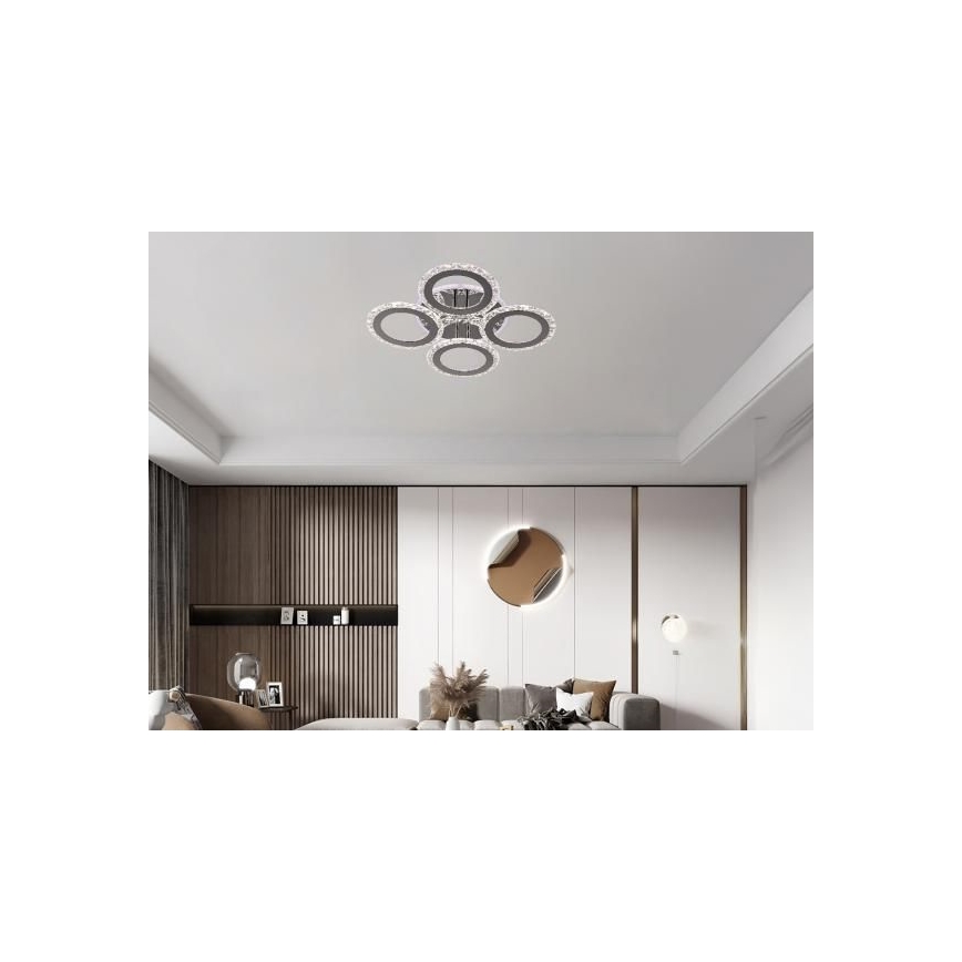 LED prigušiva plafonska lampa LED/55W/230V 3000-6500K + daljinski upravljač