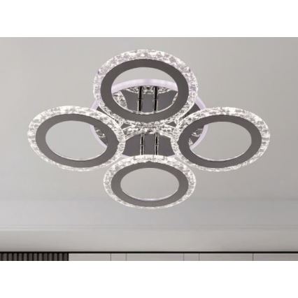 LED prigušiva plafonska lampa LED/55W/230V 3000-6500K + daljinski upravljač