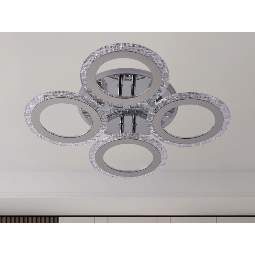 LED prigušiva plafonska lampa LED/55W/230V 3000-6500K + daljinski upravljač