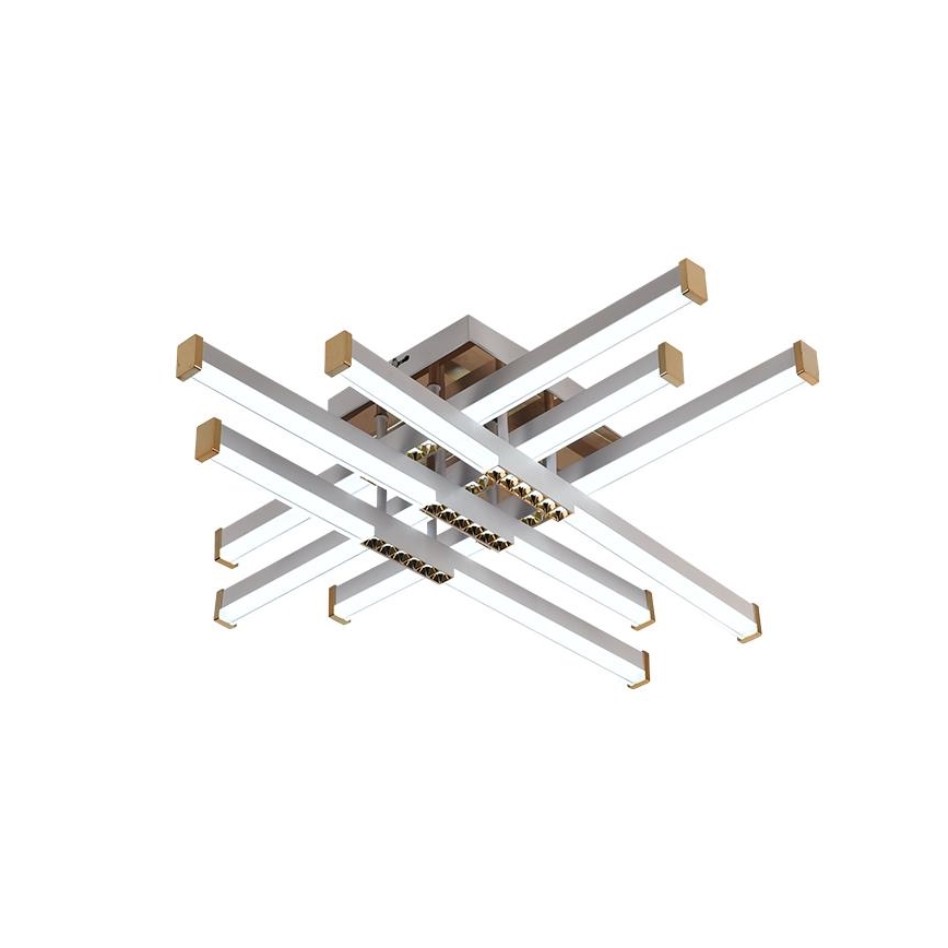 LED prigušiva prislonjen plafonski luster LED/90W/230V 3000-6500K + daljinski upravljač