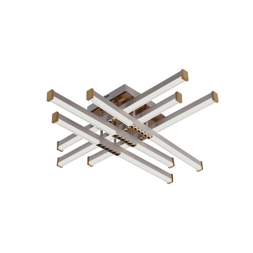 LED prigušiva prislonjen plafonski luster LED/90W/230V 3000-6500K + daljinski upravljač
